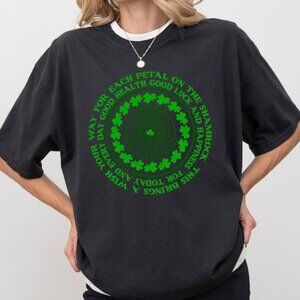 Irish Blessing T-shirt, St Patrick's Quote Black Shirt